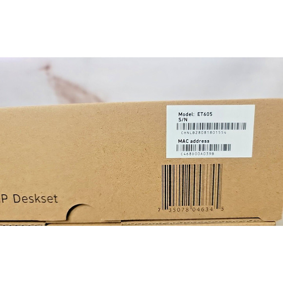 Vtech ErisTerminal SIP Deskset Office Business Telephone ET605 NIB - Picture 7 of 11